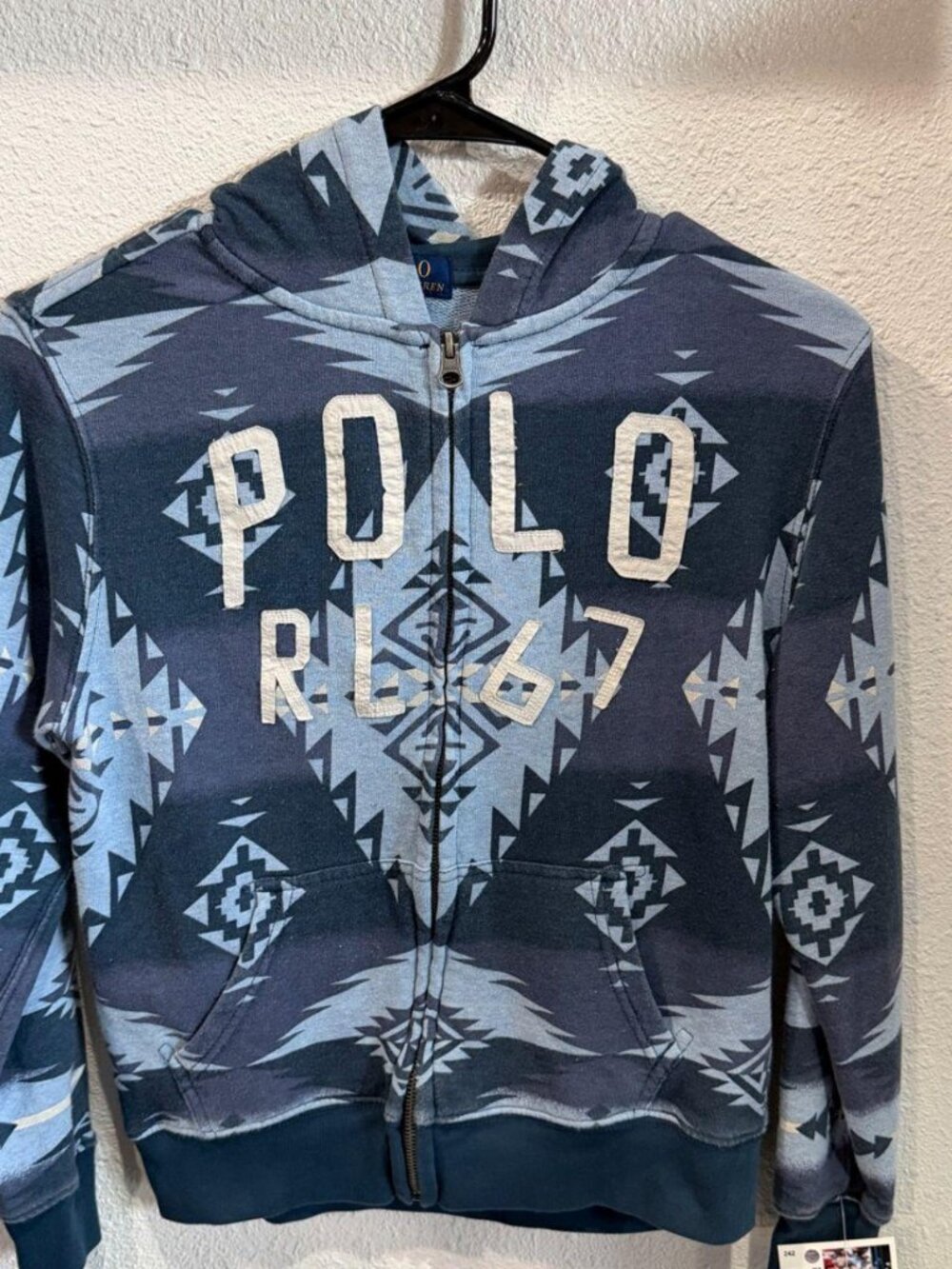 Polo Ralph Lauren Kids Southwestern Zip Hoodie Size M (10-12)